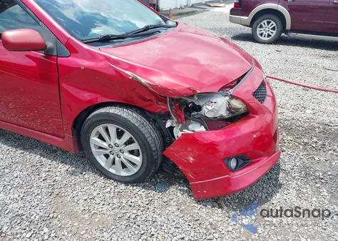 2009 Toyota Corolla S z USA, uszkodzony, nr VIN 2T1BU40E99C154869